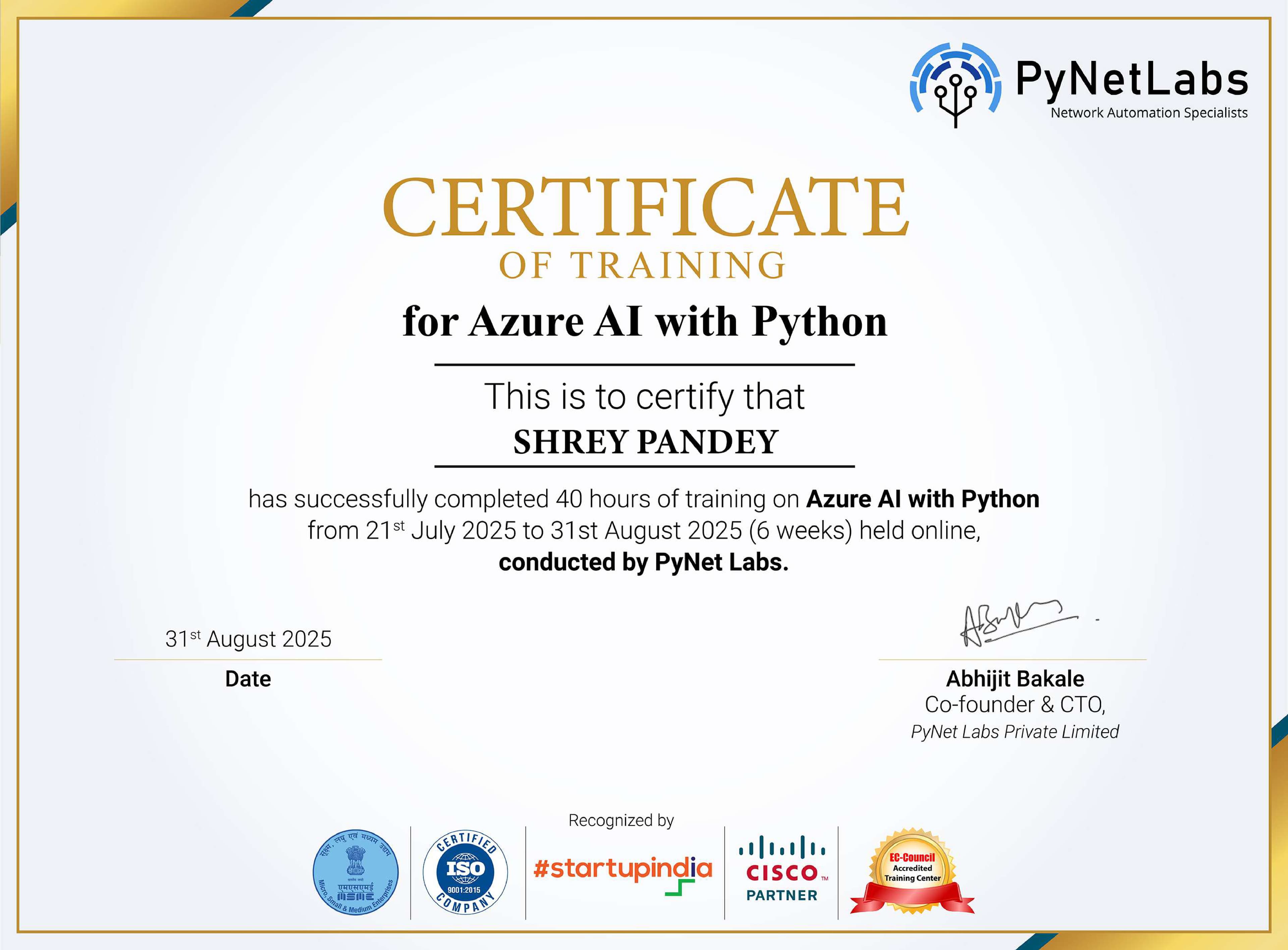 PyNetLabs Azure AI